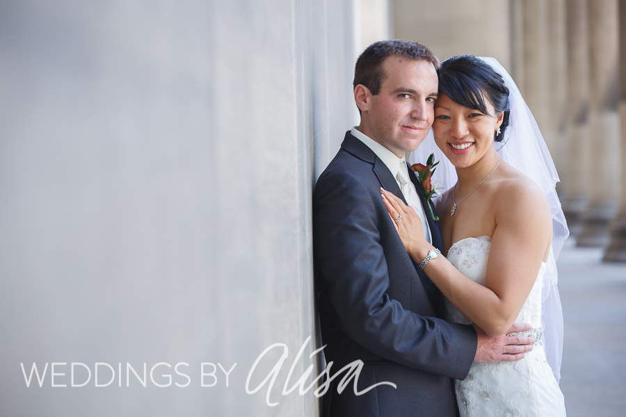 Wedding photos at Mellon Institute in Summertime